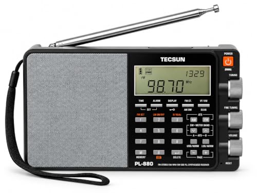 Amazon.co.jp: TECSUN PL-880 FM/LW/MW/SW SSB PLL短波ラジオ 3050局